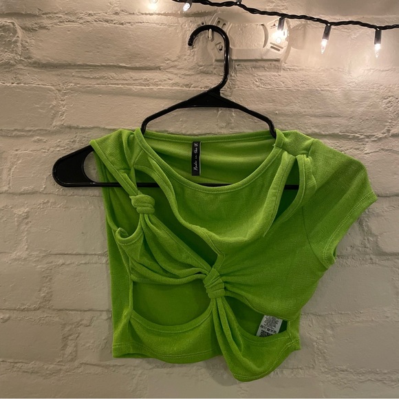 asos | lime top - Picture 2 of 8